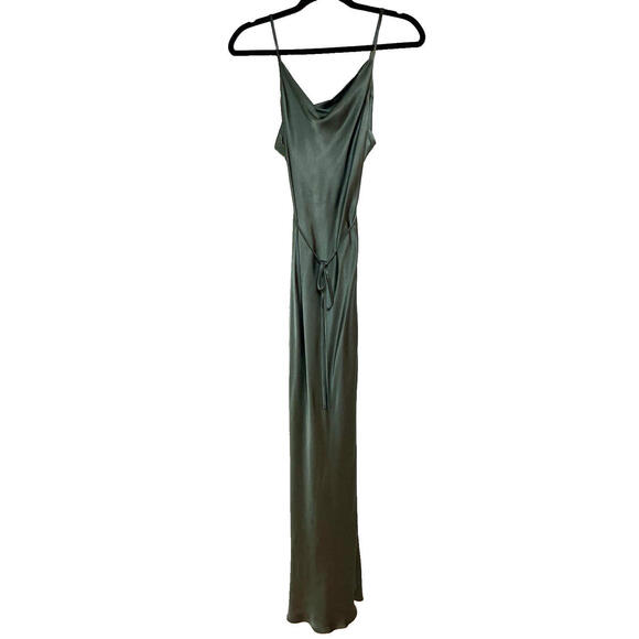 Shona Joy Dresses & Skirts - Shona Joy Dresses Women's US 2 La Lune Bias Cowl Maxi Dress in Olive